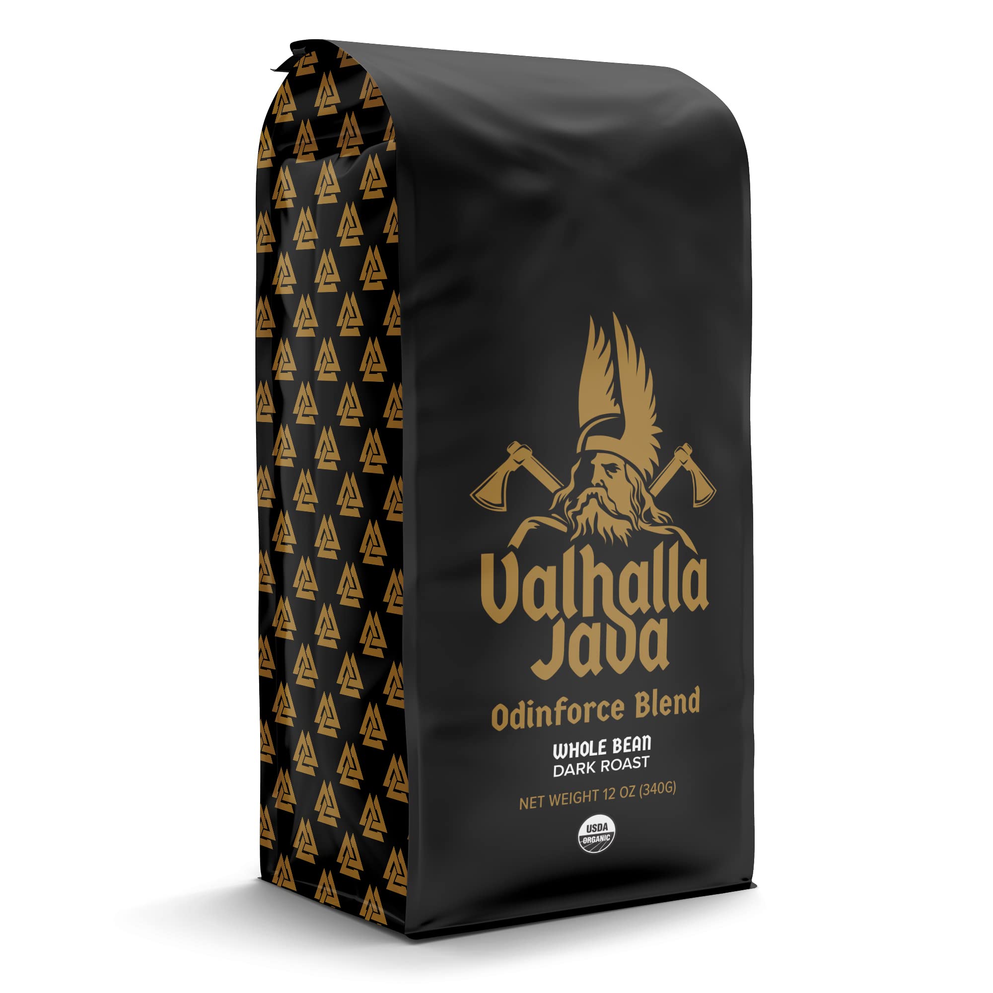 Ground Death Wish Valhalla blend ready to brew with high caffeine