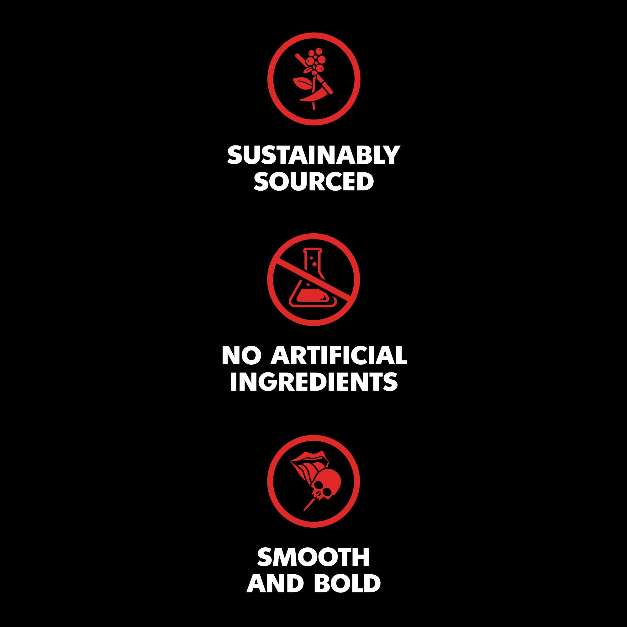 Death Wish Organic Fair Trade label on pods signals ethical sourcing.