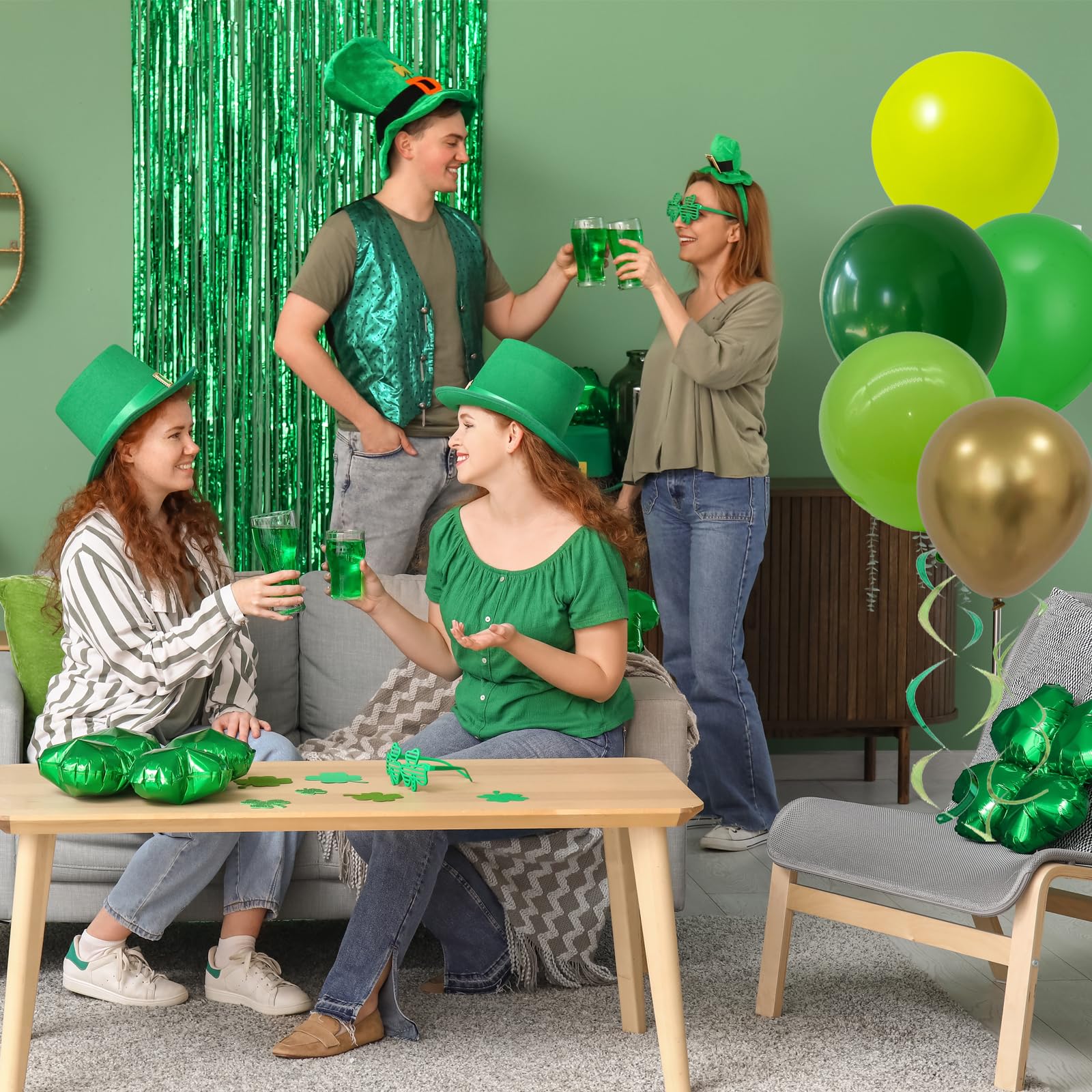 DECGOL green balloon collection offers versatile shades for garlands