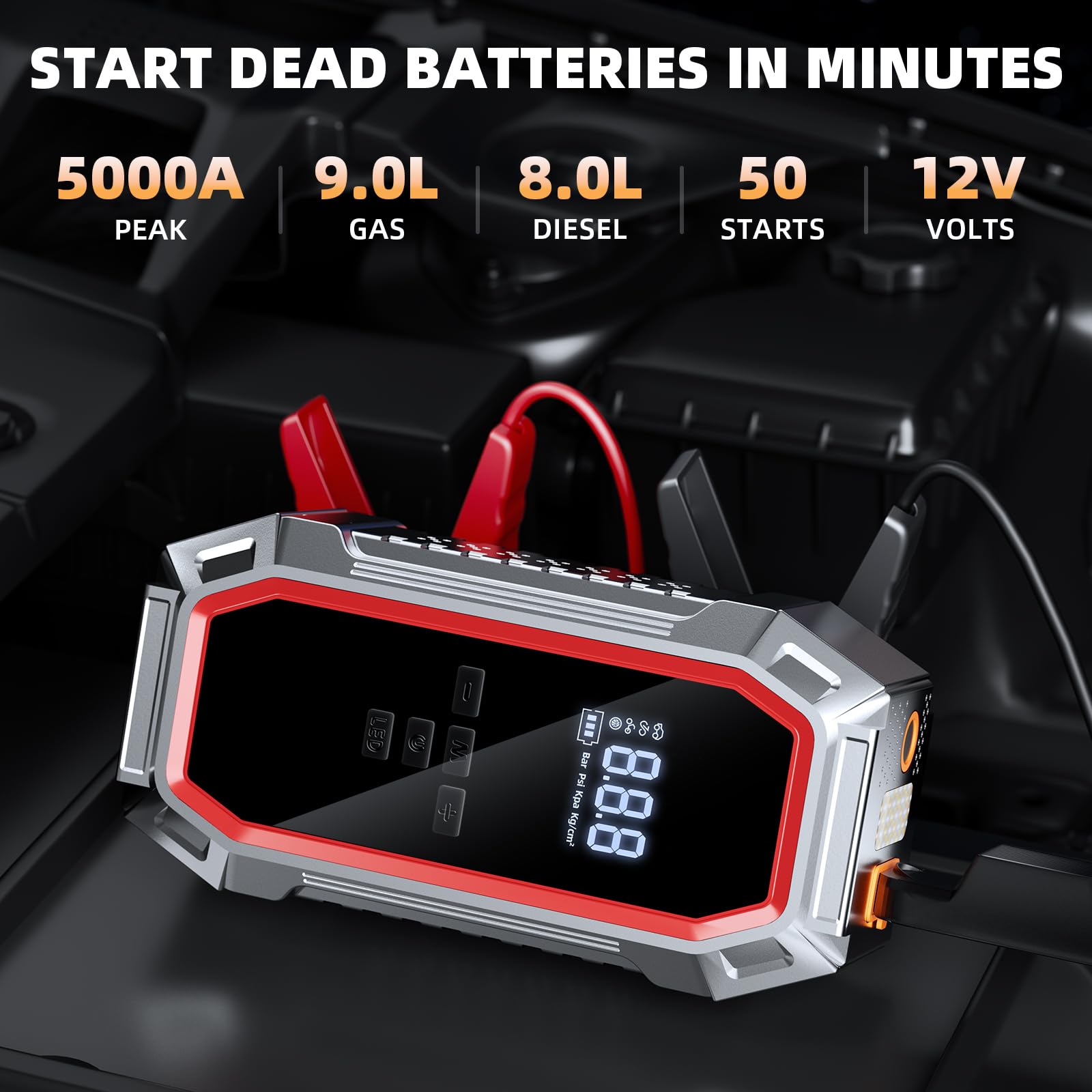 DECHANIE automatic boost feature aids ignition during extreme battery drain