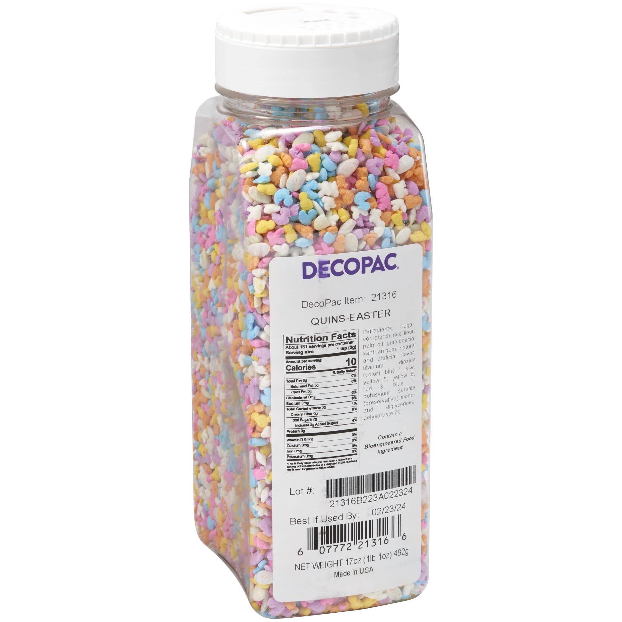 DecoPac Deluxe Easter Quins animal and egg shapes for cake décor