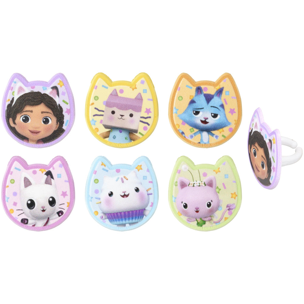 DecoPac Gabby's Dollhouse Baby Box ring offers cute cake accents.