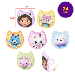 DecoPac Gabby's Dollhouse CatRat ring adds playful cake detail.