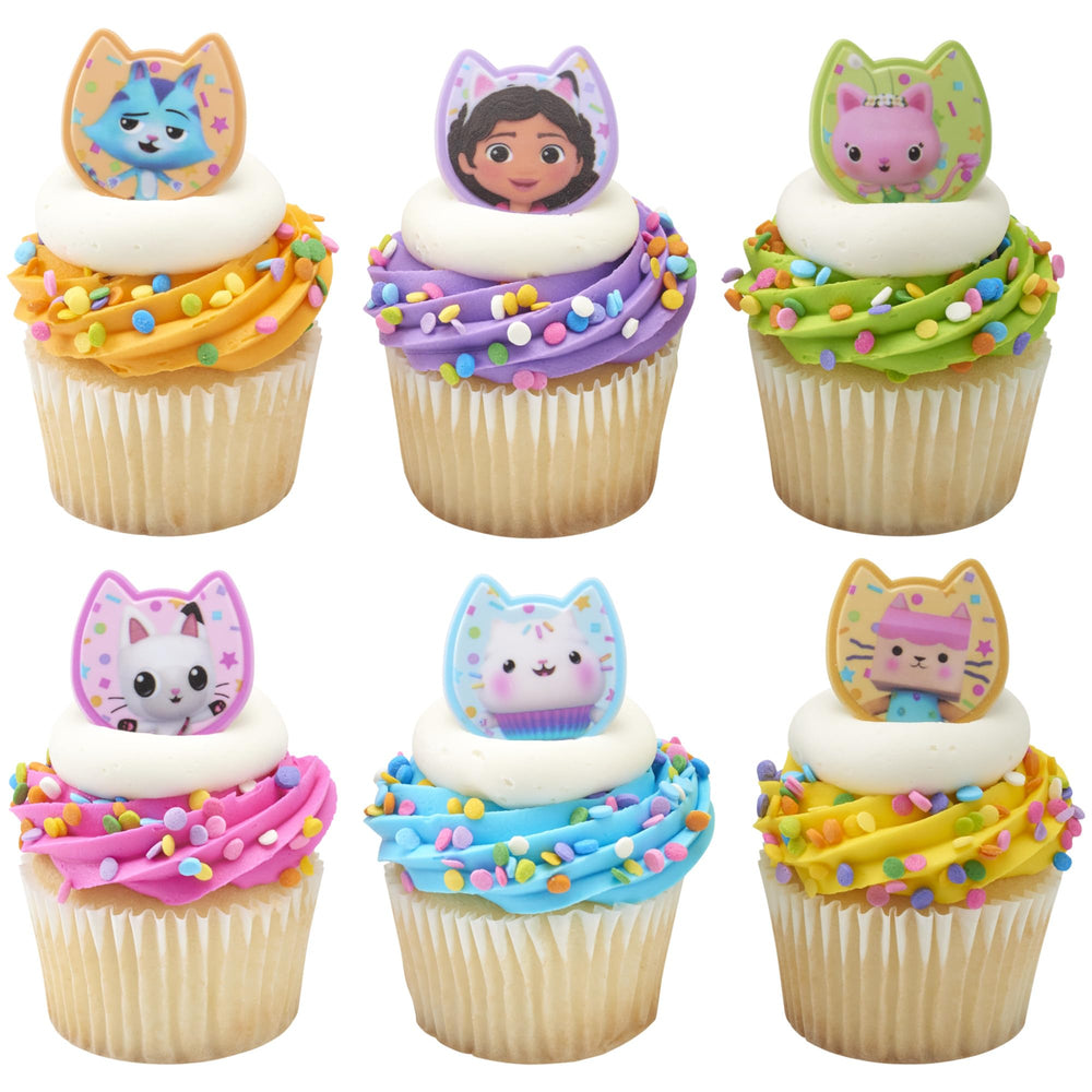 DecoPac Gabby's Dollhouse cupcake-topper ring suitable for cupcakes.