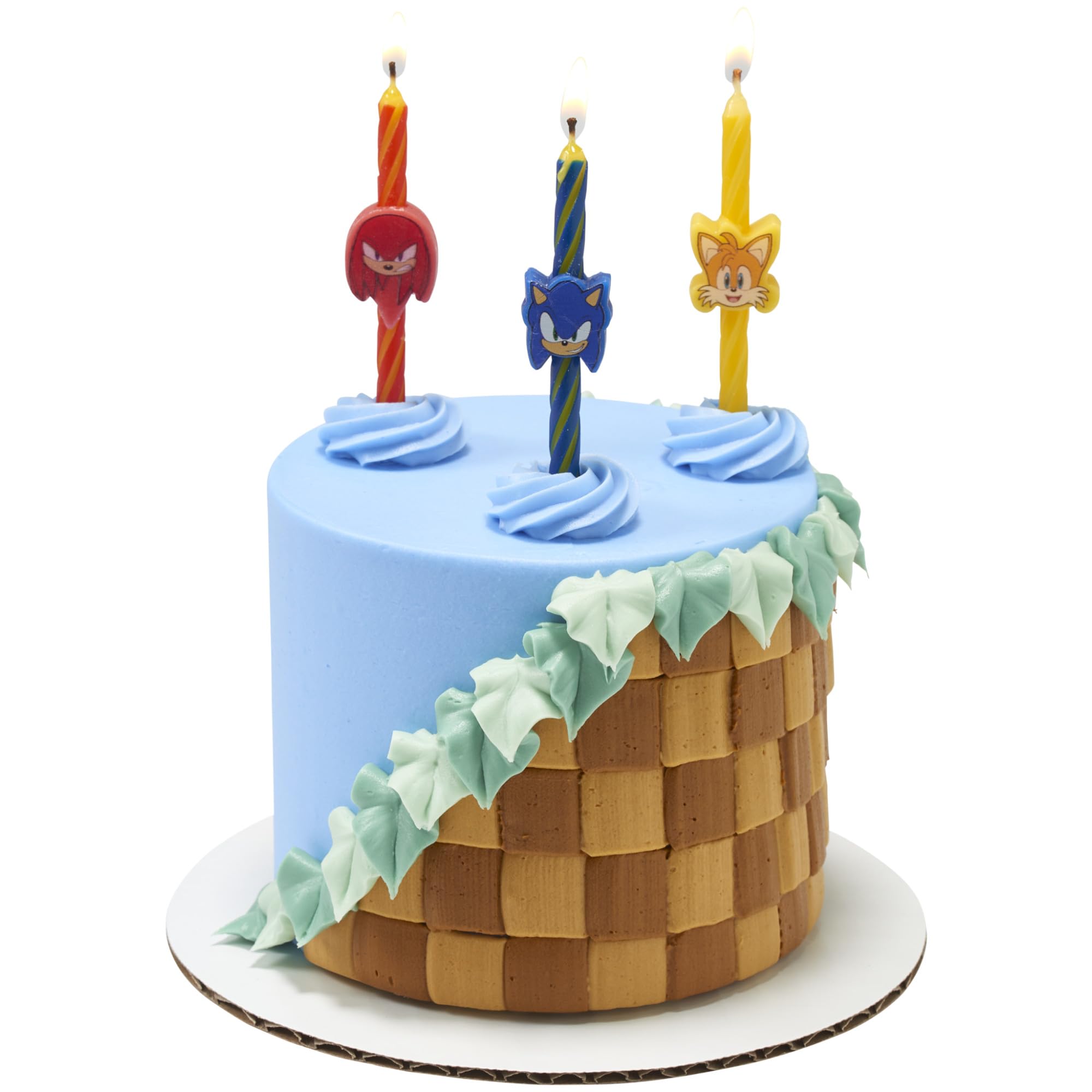 DecoPac candles on a cake create a vibrant party focal