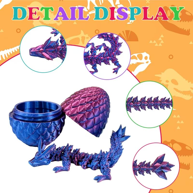 Decorative dragon eggs suitable for kids, teens, and adults.