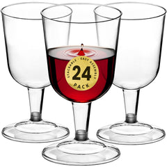 DecorRack 6oz BPA-free wine glass ideal for outdoor parties