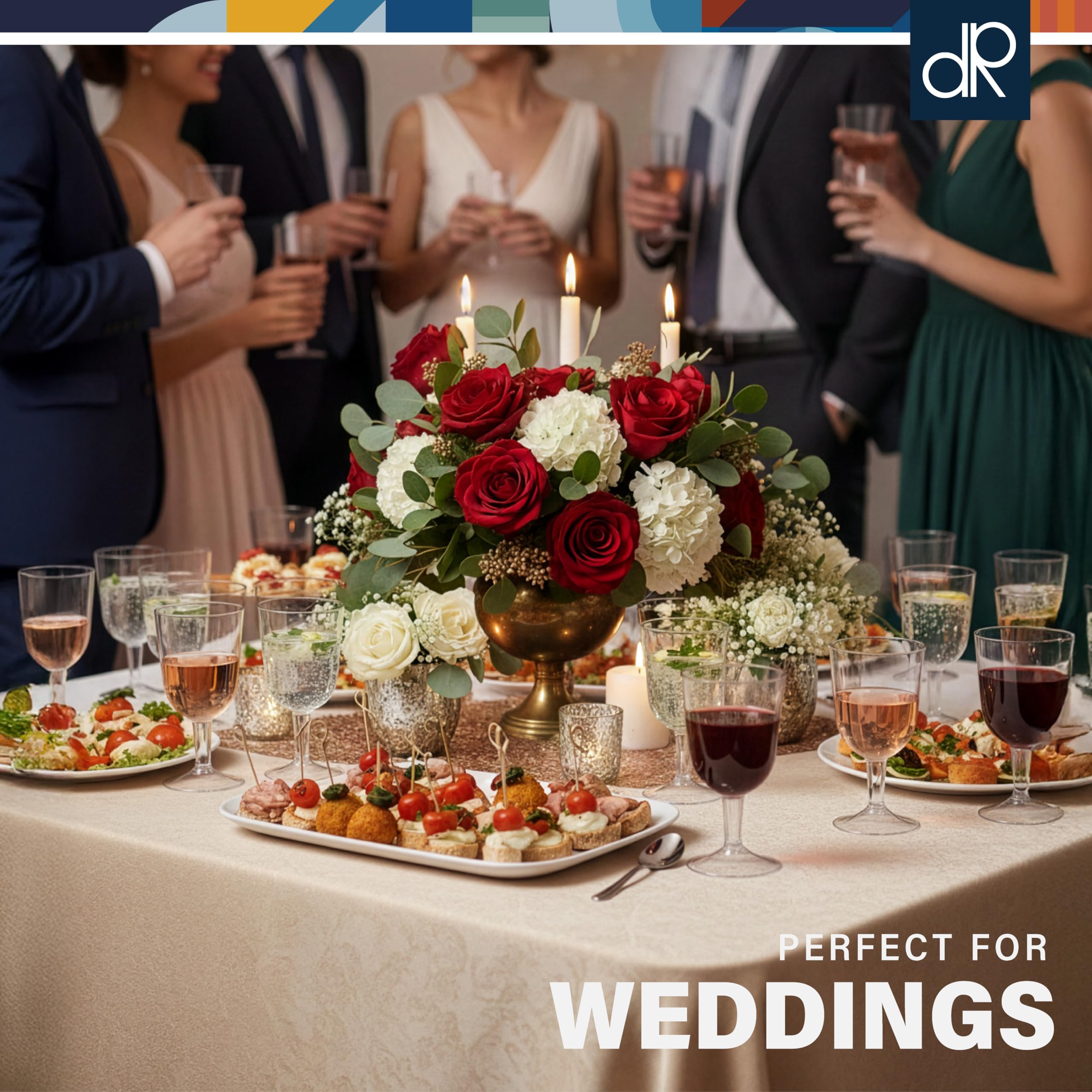 DecorRack disposable party cups offer convenient event solutions