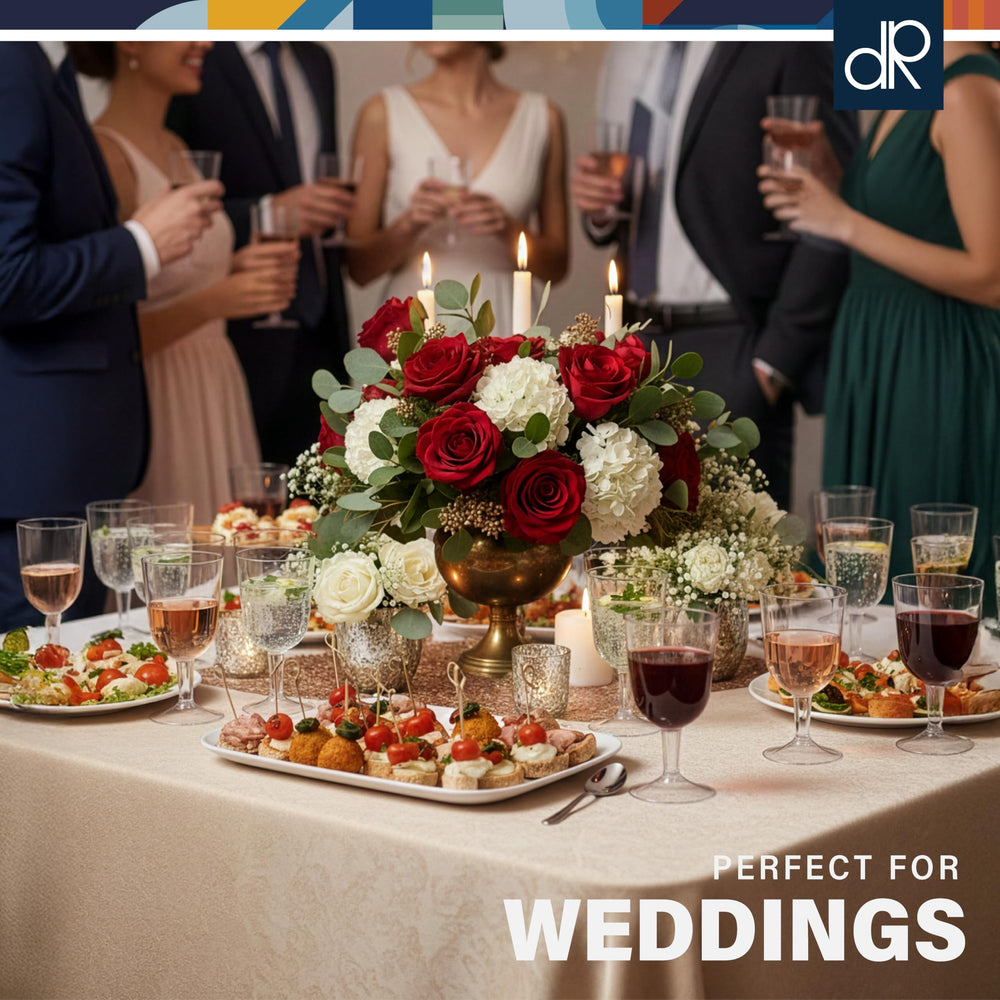 DecorRack disposable party cups offer convenient event solutions