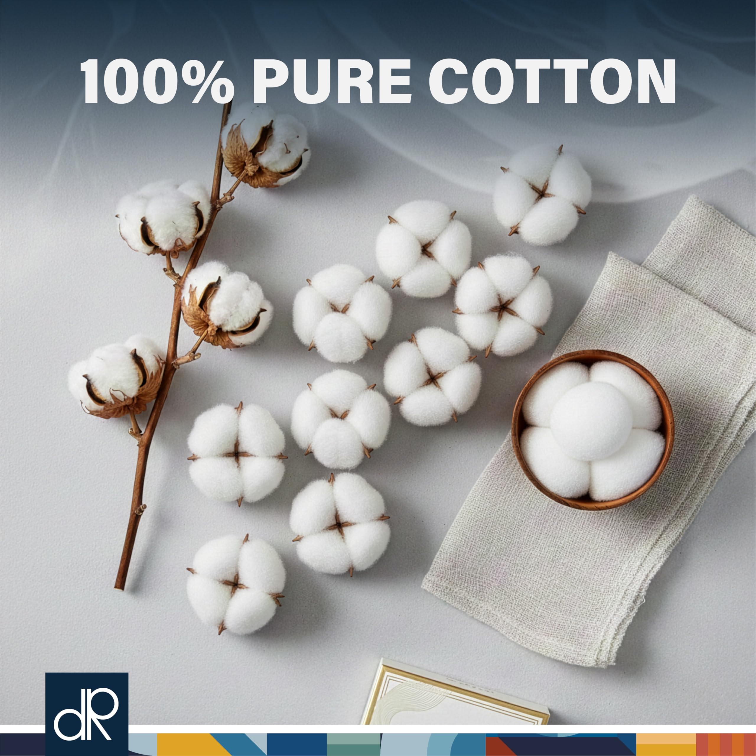 DecorRack versatile household cotton balls for polishing silver and crafts.