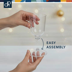 DecorRack outdoor event glassware perfect for weddings and picnics