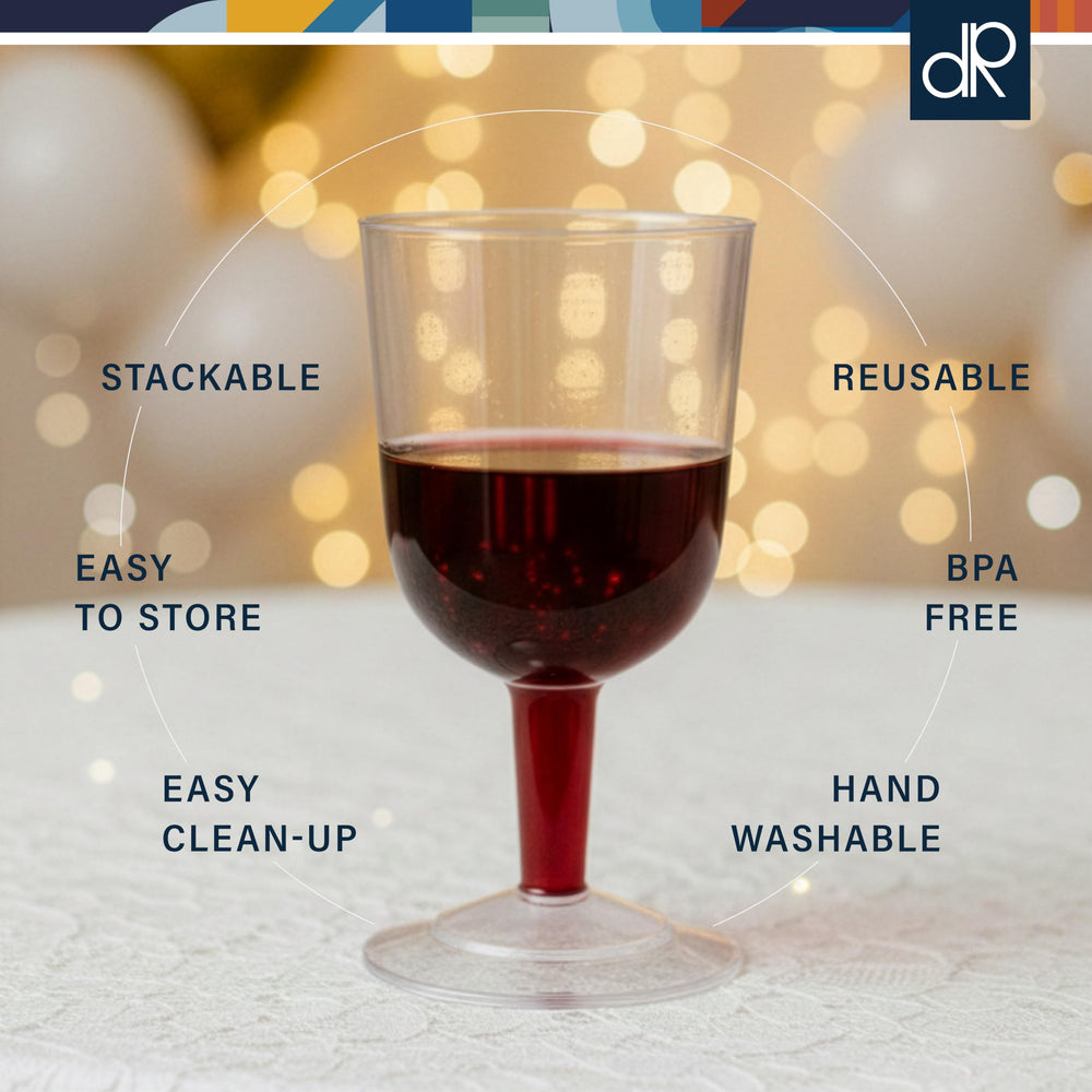 DecorRack stackable glasses save cabinet space and simplify storage