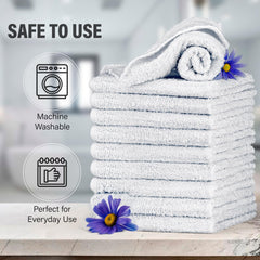 DecorRack washcloth multiuse-12x12 close-up great for cleaning, polishing, and drying tasks.