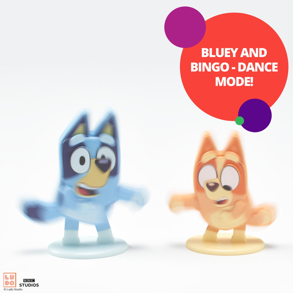 Ready-to-use DecoSet Bluey Dance Mode cake topper kit for showstoppers
