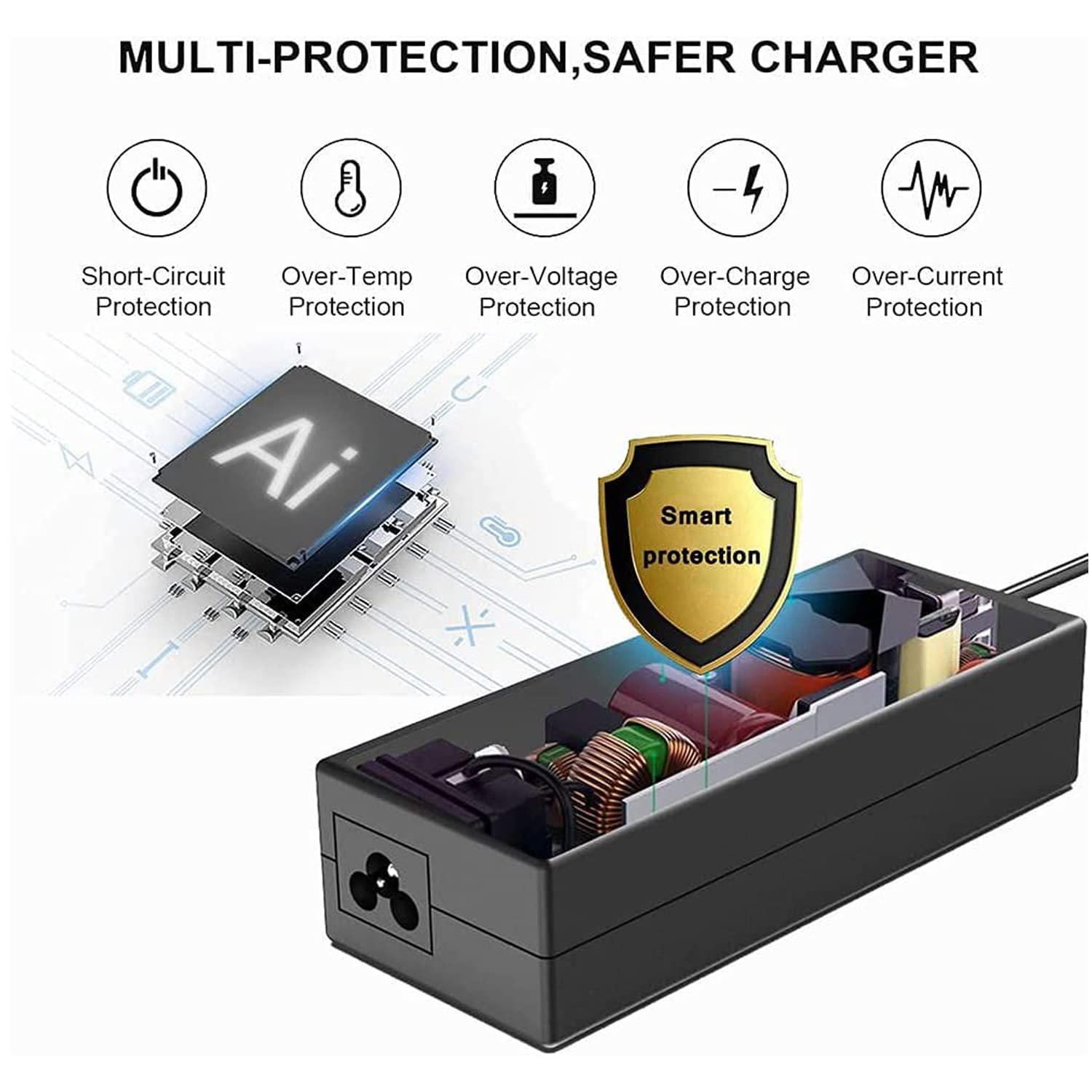 DECSZDY 45W adapter label showing suitable charging power
