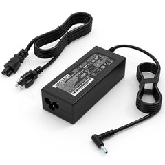 DECSZDY laptop charger front view with blue tip for HP notebooks