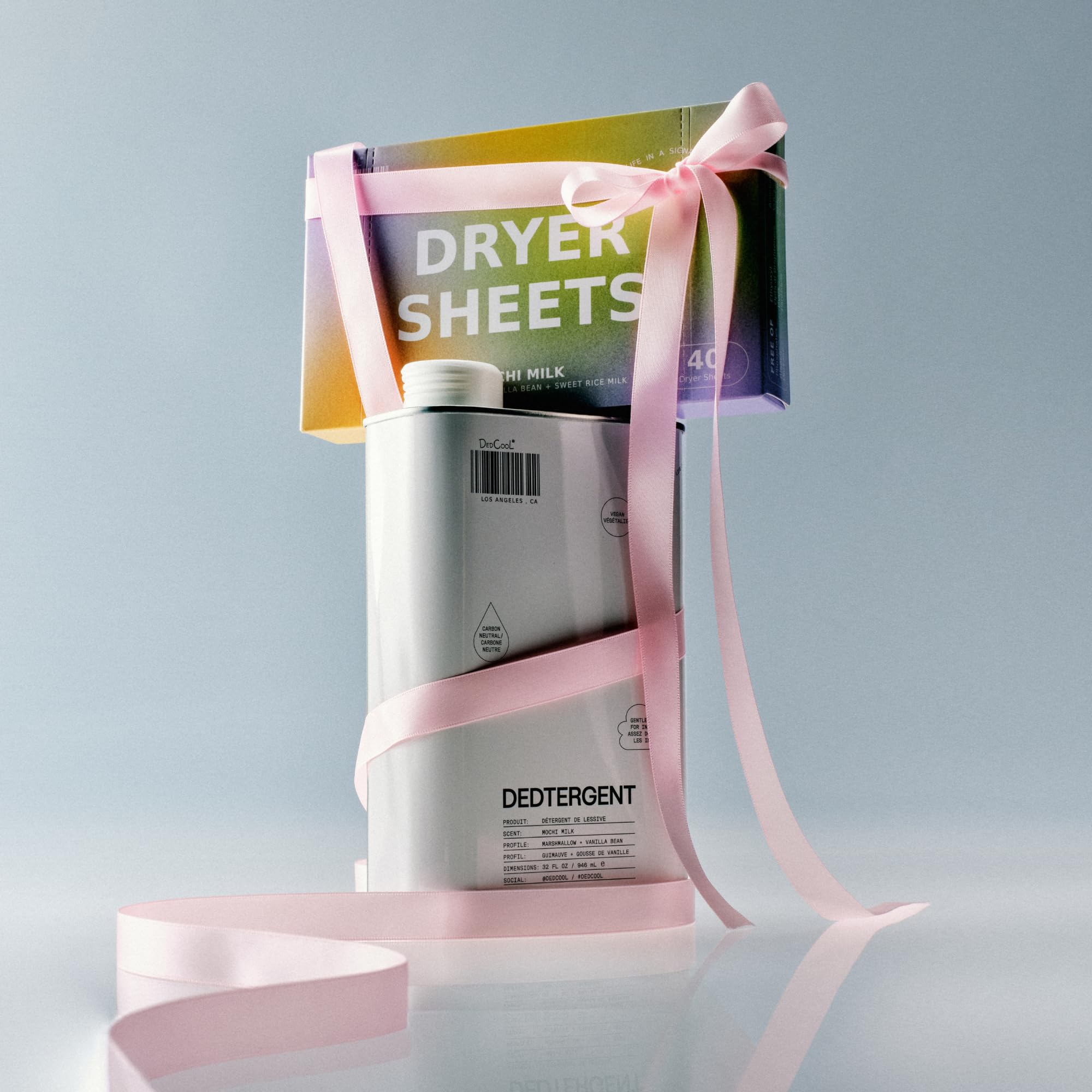 DedCool Milk Scent pour demonstrates easy dosing and quick, fresh results in each wash.