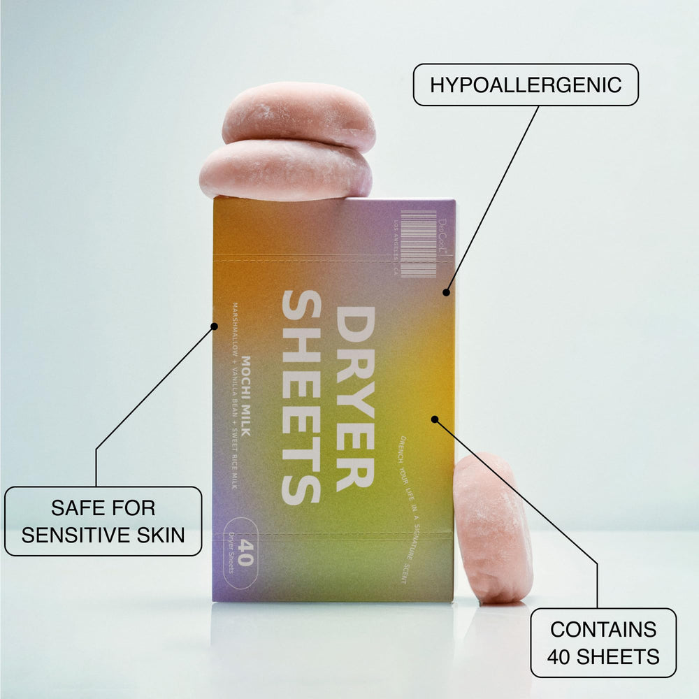 DedCool Mochi Milk fragrance close-up with peach nectar and marshmallow notes