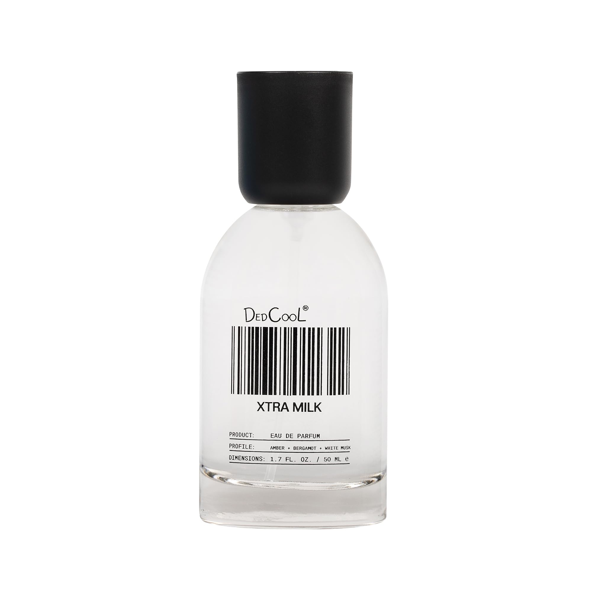 DedCool Xtra Milk bottle pour reveals a clean unisex scent for daily wear.