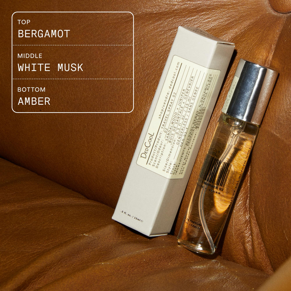 DedCool Xtra Milk bergamot and musk blend creates versatile signature.
