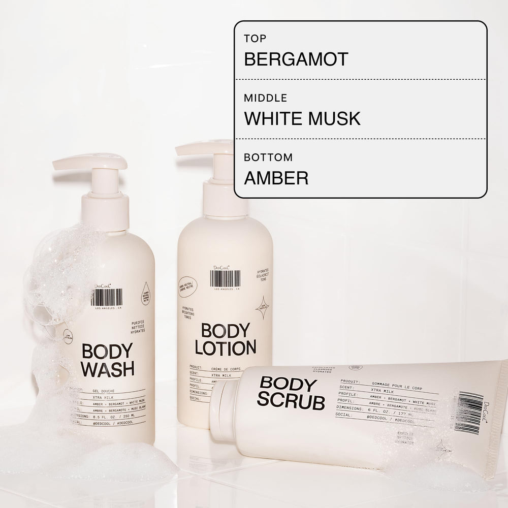 DedCool Xtra Milk bergamot musk amber scent for fragrance layering.