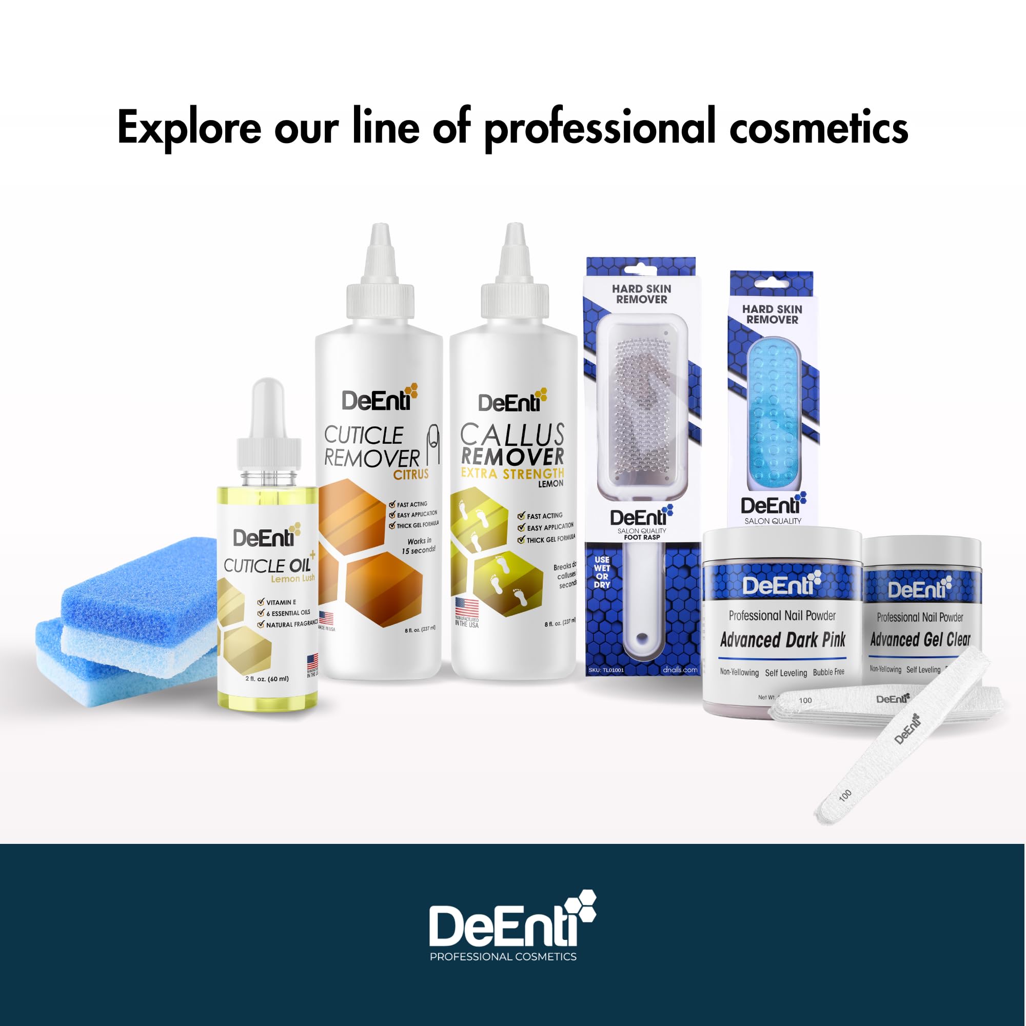 DeEnti Made in USA packaging highlighting domestic production