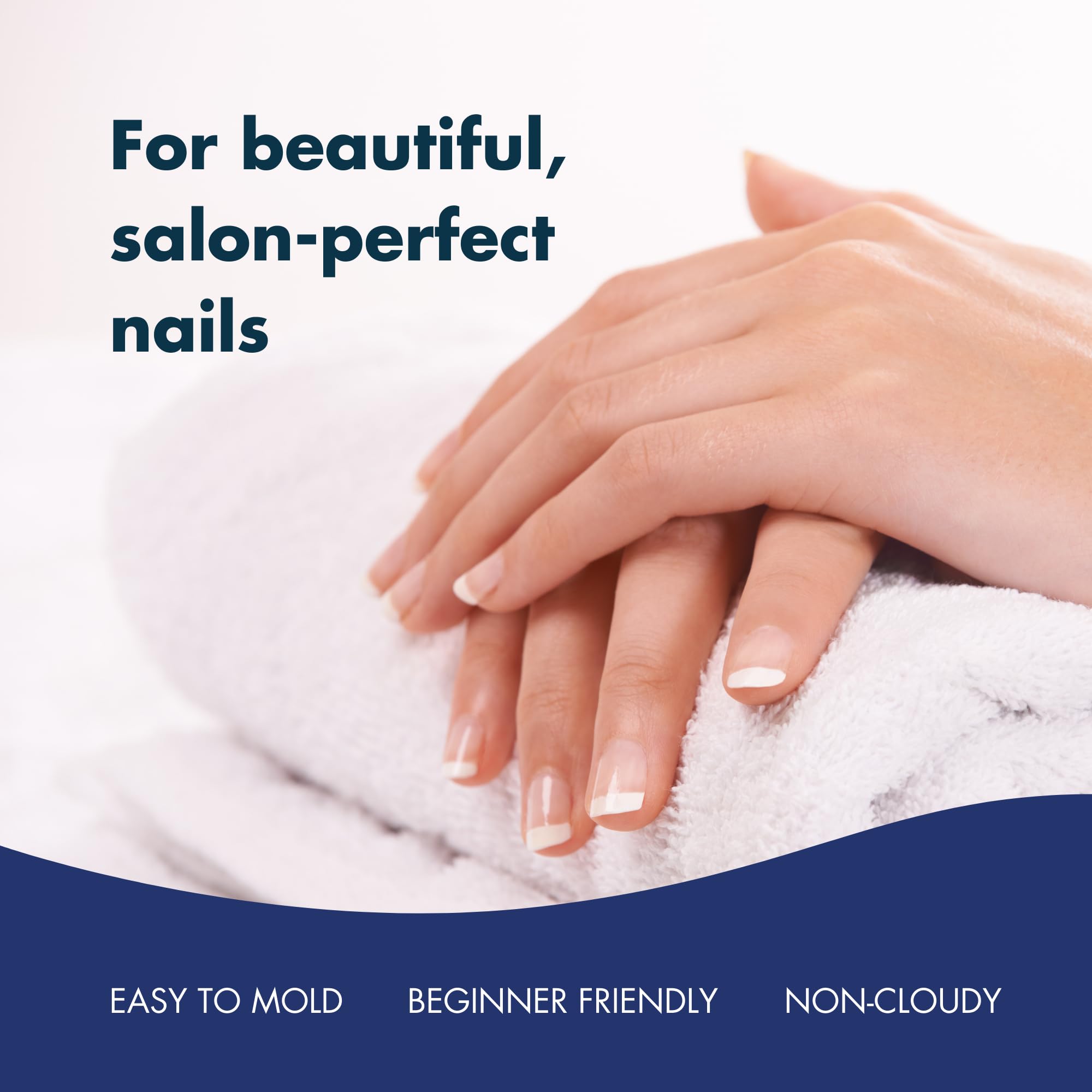 DeEnti acrylic powder paired with monomer for clean application