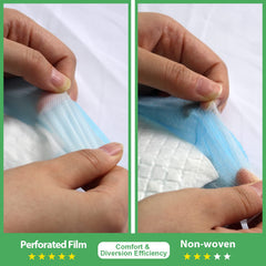 Deep Dear 6-layer absorbent design delivers superior liquid management.