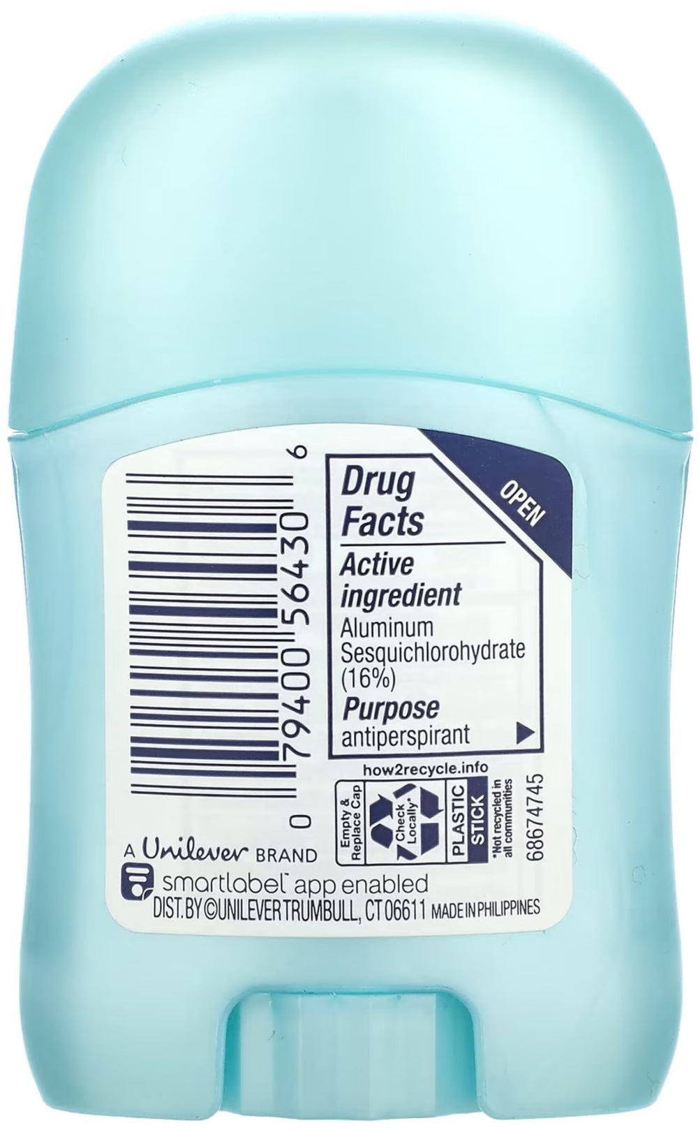 Degree 72-hour protection on the go for active days.