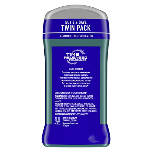 Degree Arctic Edge deodorant showing crisp mandarin notes symbolism