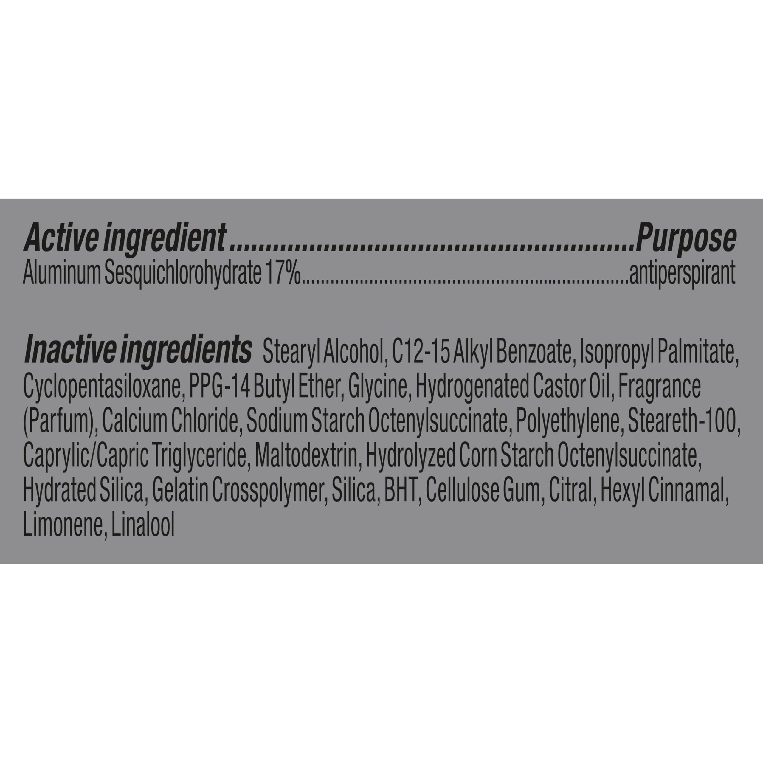 Degree Clinical 5X packaging aids easy daily use.