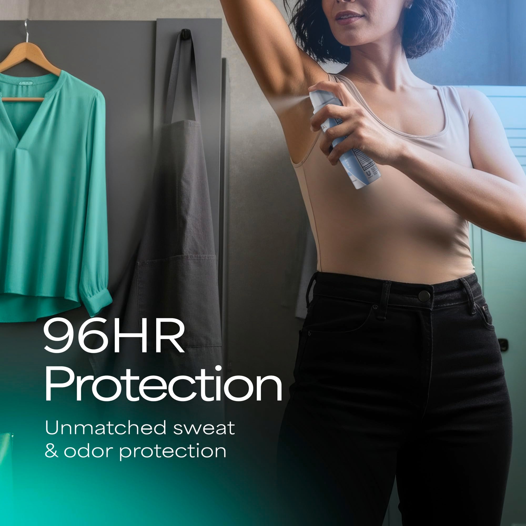 Degree Dry Spray Fresh Cotton 96hour protection suggests extended protection against sweat.