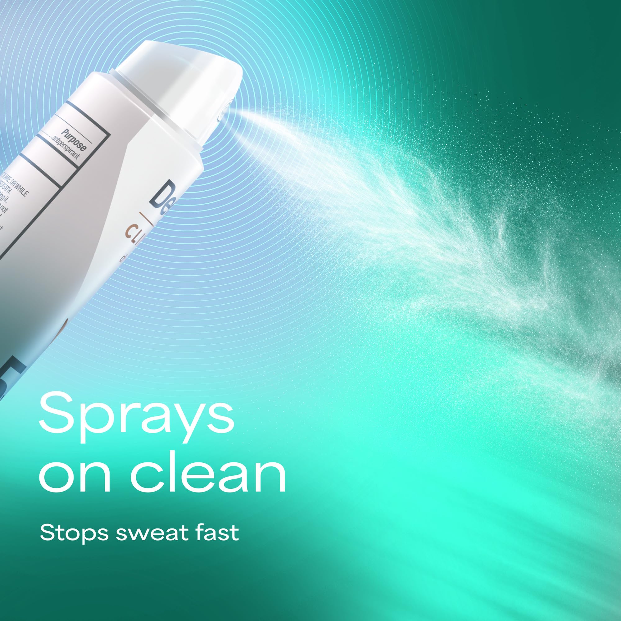 Degree Dry Spray Fresh Cotton stays dry during workouts and busy days.