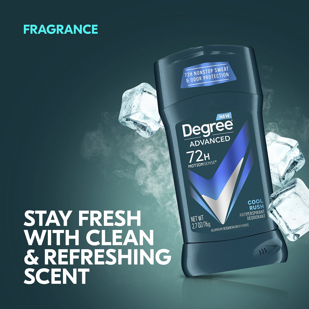 Advanced protection formula targets sweat and odor while you move.