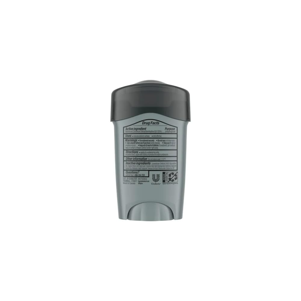 Degree Men Clean Clinical Antiperspirant application image showing body-responsive protection.