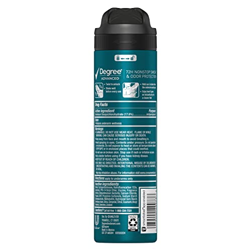Degree Men Coconut Rush can closeup highlights quick-dry formula for immediate wear.