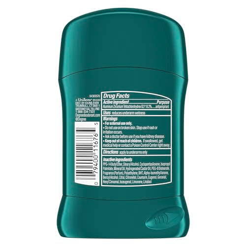 Degree Men Cool Rush Arctic-scent emphasizes refreshing, long-lasting confidence.