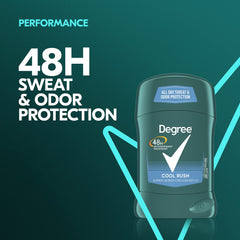 Degree Men Cool Rush dry-underarms delivers all-day dryness and comfort.