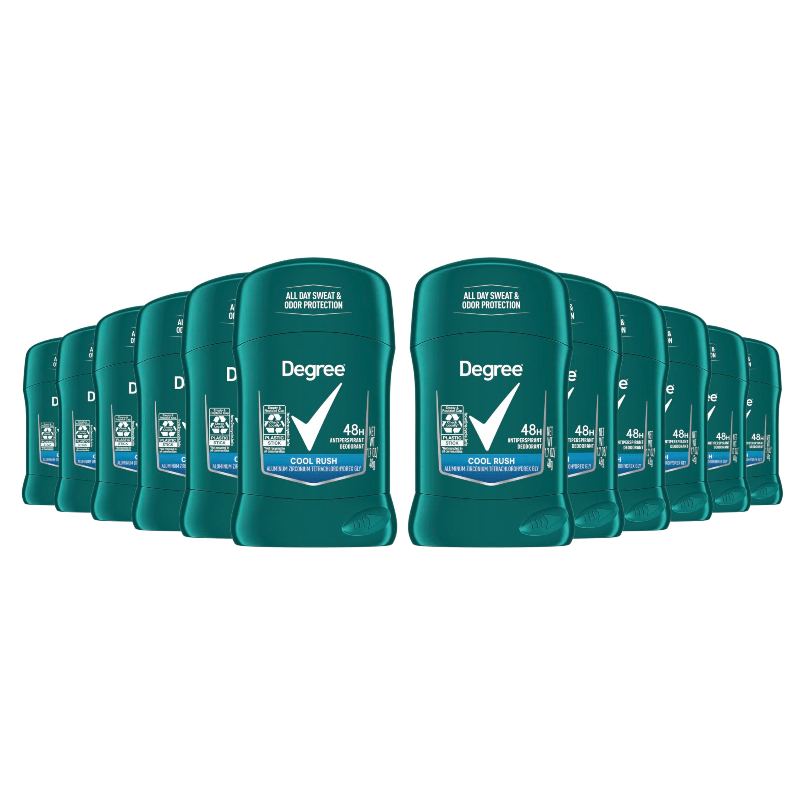 Degree Men Cool Rush stick-application demonstrates easy, mess-free daily use.