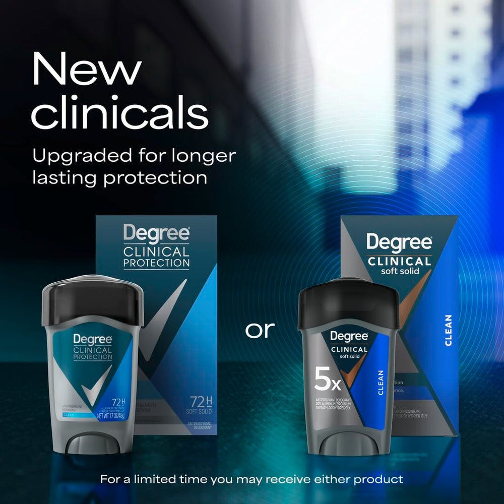 Fragrance profile of Degree Men with herbal and woody notes