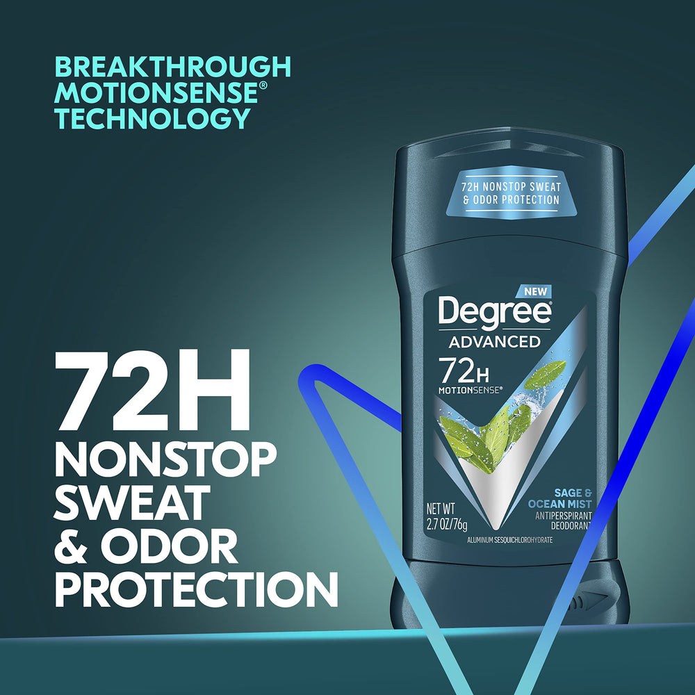 Degree Men MotionSense technology on skin releasing fragrance with movement.