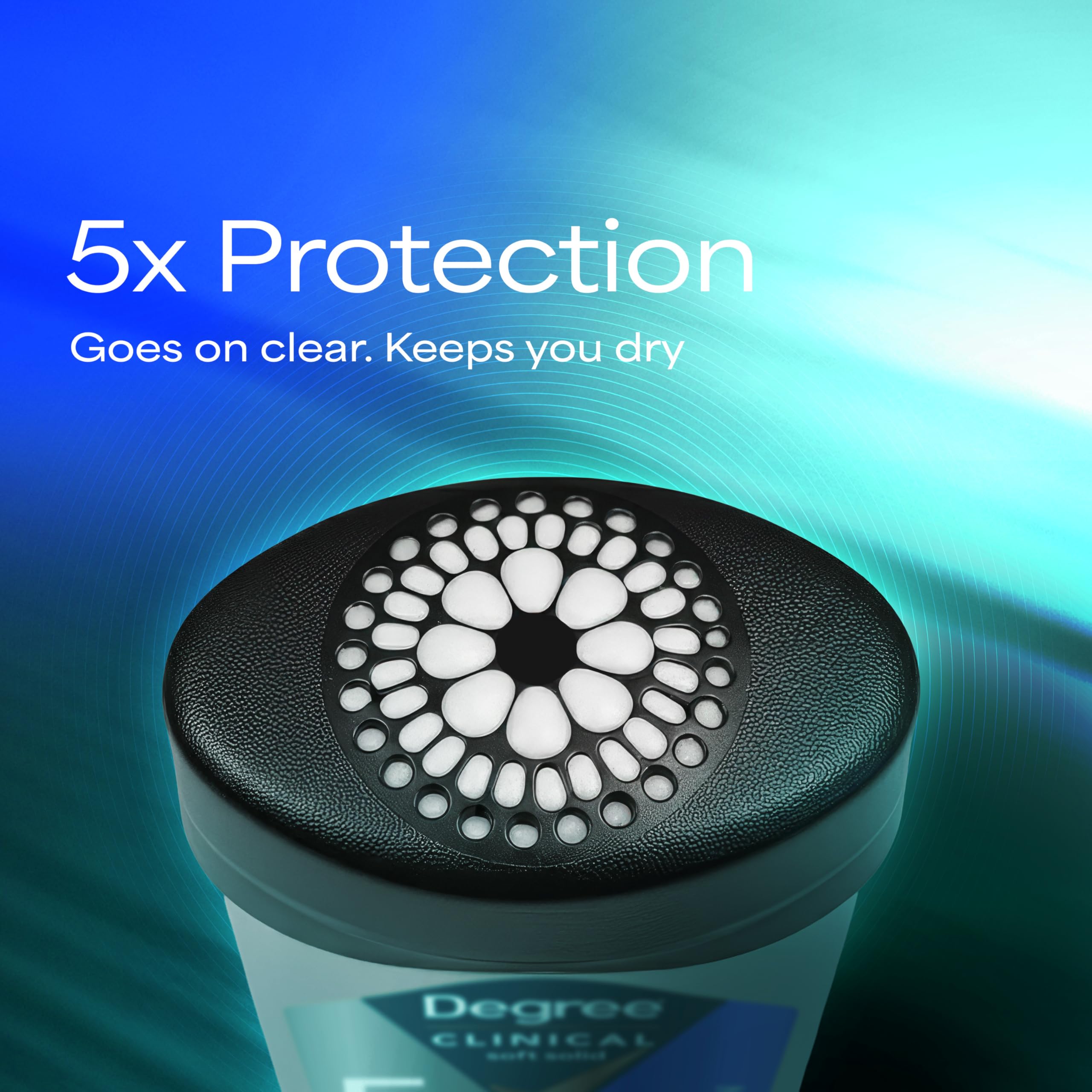 Visual cue for up to 96-hour protection from Degree Men