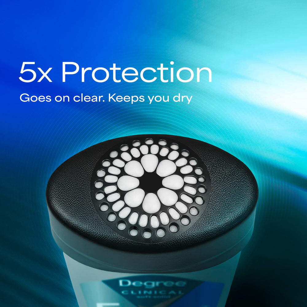 Visual cue for up to 96-hour protection from Degree Men