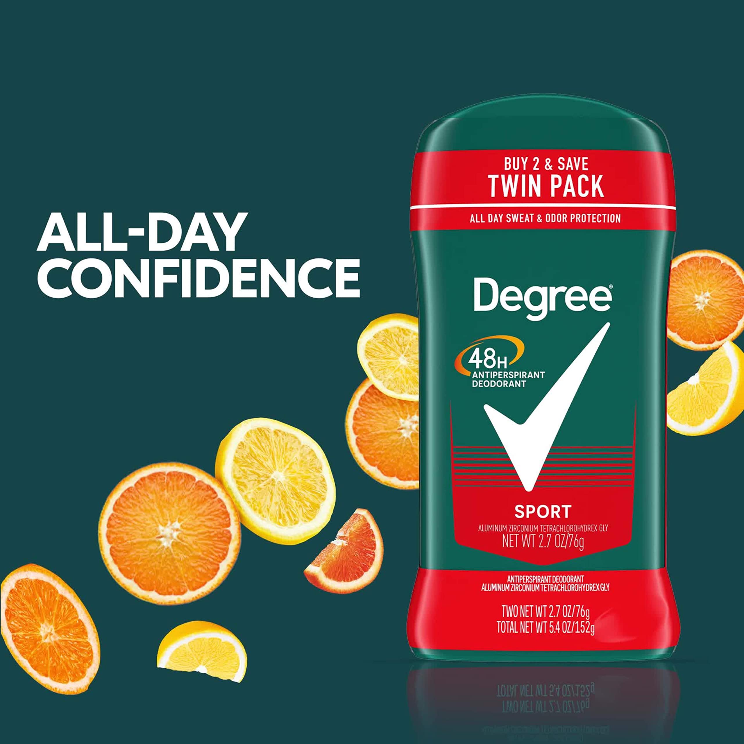 Close-up label showing citrusy scent notes