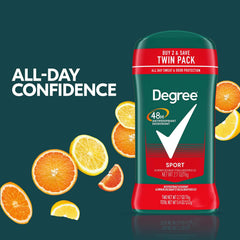 Close-up label showing citrusy scent notes