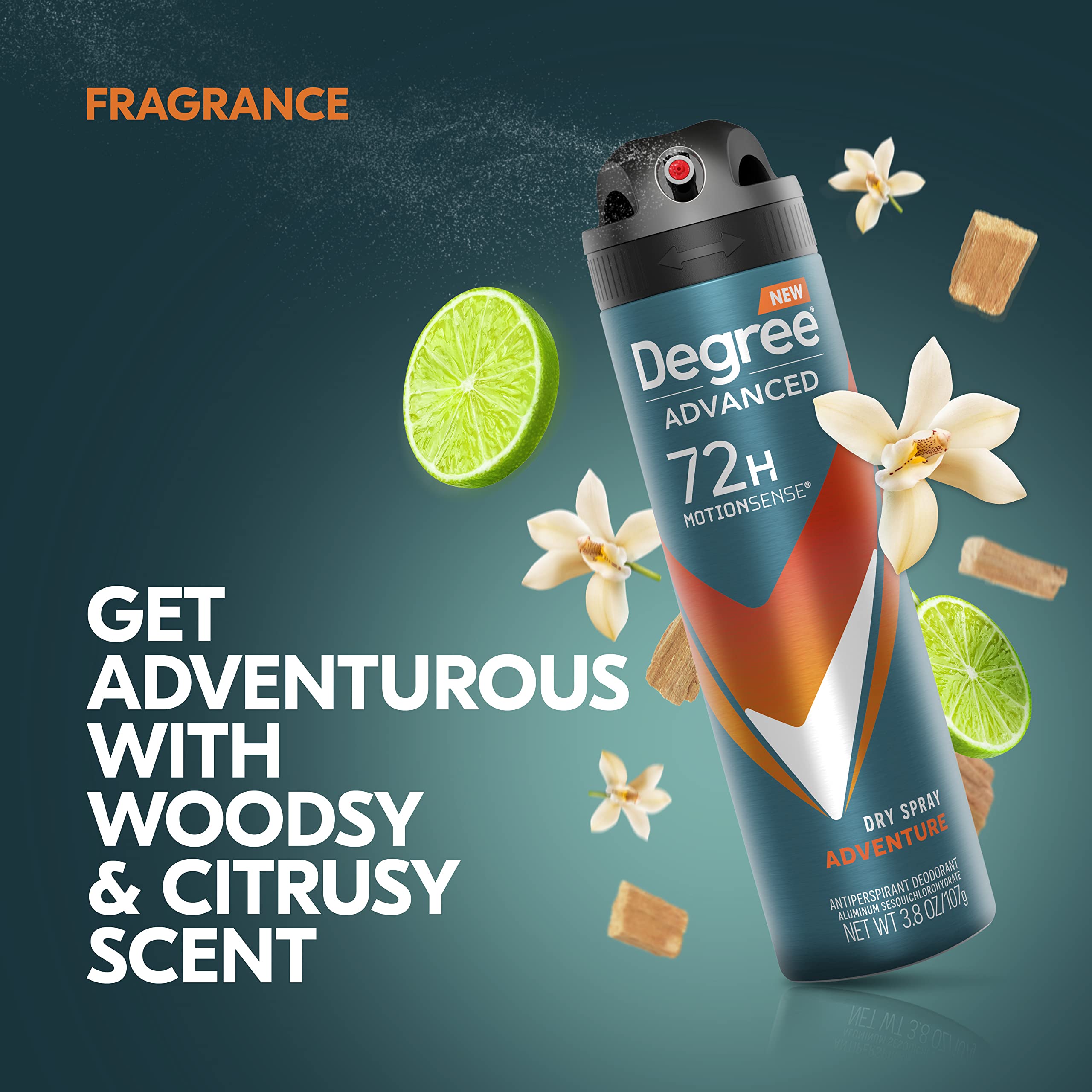 Degree Men Woody scent refreshes after workouts and daily activities