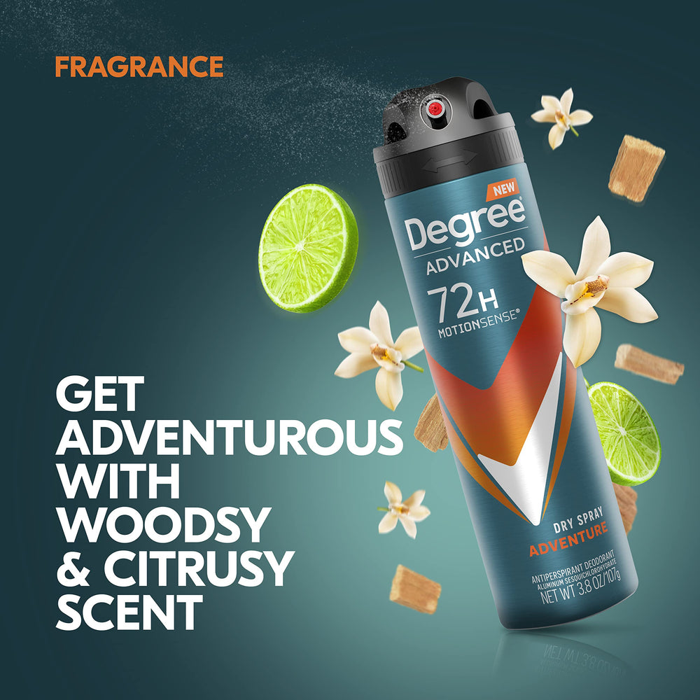Degree Men Woody scent refreshes after workouts and daily activities