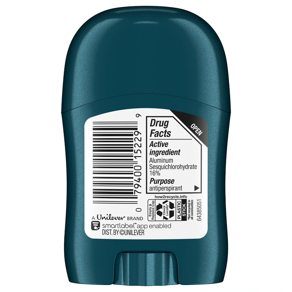 Degree Men Cool Rush mini-stick application for on-the-go freshness.