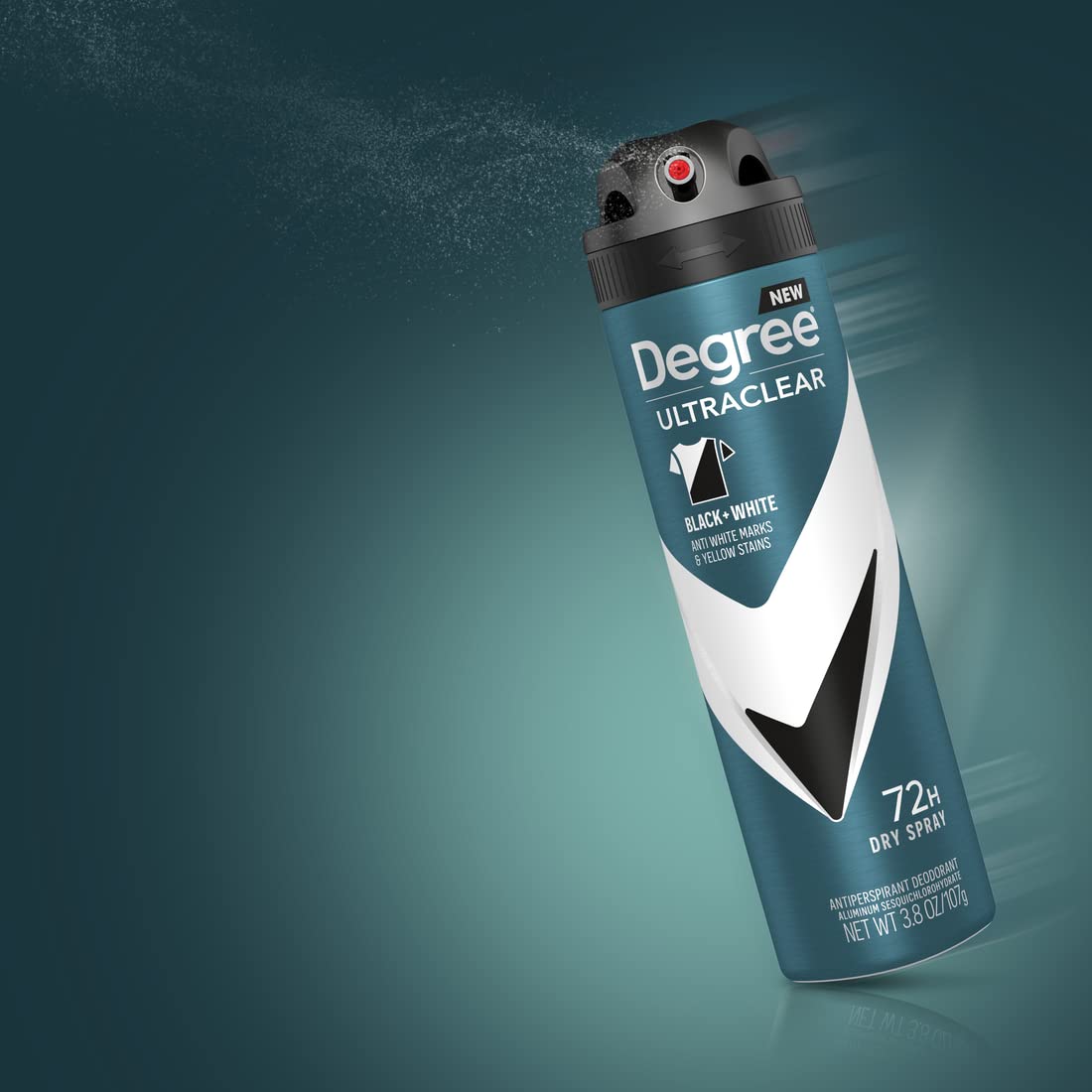 Degree Pack of three dry spray highlights value and convenient rotation.