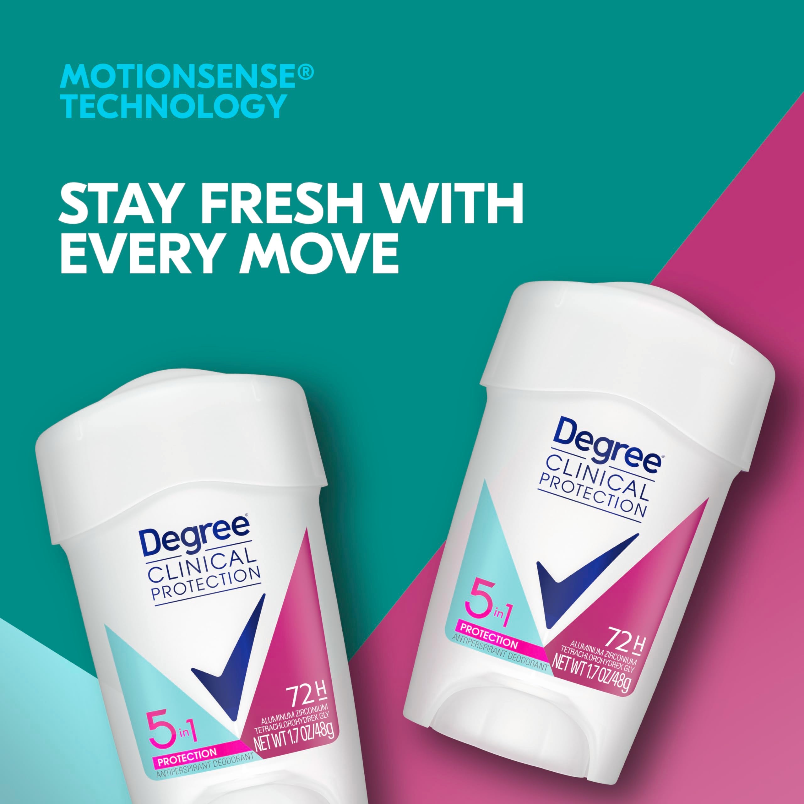 Degree quick-absorption application for dry, comfortable skin